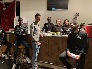 Photo de la soirée de restitution