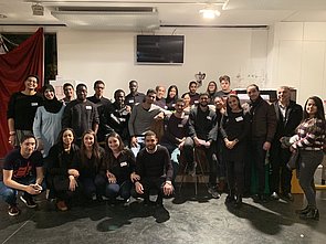 Photo de la soirée de restitution